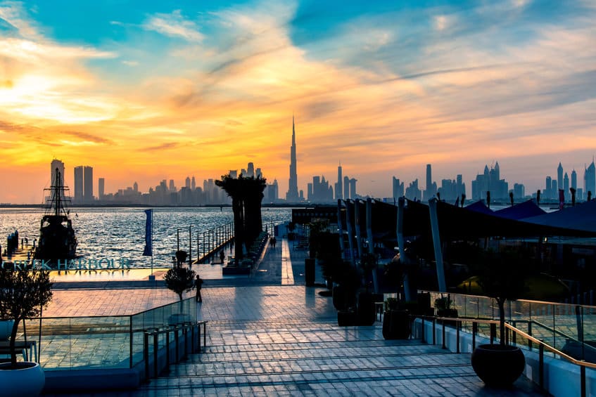 dubai, united arab emirates january 10, 2019: dubai creek harb